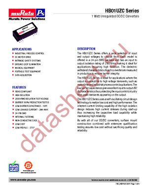 HB01U15D15ZC datasheet  